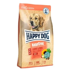 غذای خشک سگ هپی داگ با طعم سالمون و برنج Happy Dog NaturCroq Salmon & Rice